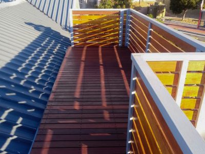 Installation of a Beautiful Wooden Deck